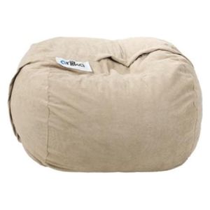  Ariika Fluffy Sabia Bean Bag Chair - Beige 