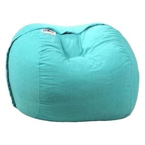  Ariika Duo Fluffy Sabia Bean Bag Chair - Turquoise 