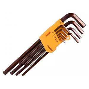  Hoteche 260620 - Hex Key Set With Ball End 