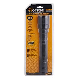  Hoteche Handheld Flashlight - Black 