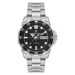 Daniel Klein Watch DK113884-1 For Men - Analog Display, Stainless Steel Band - Silver