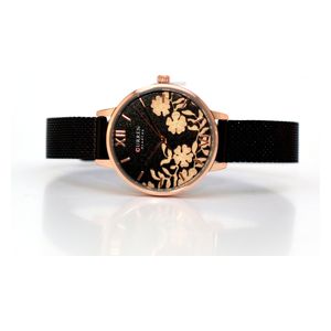  Curren Watch C9065L For Women - Analog Display, Stainless Steel Band - Black 