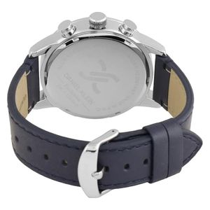 Daniel Klein Watch DK113539-2 For Men - Analog Display, Leather Band - Blue