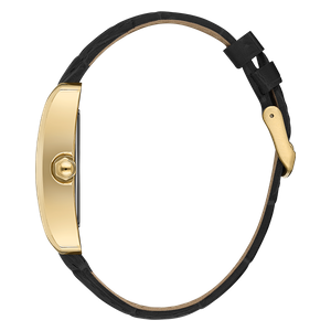 Daniel Klein Watch DK113909-4 For Men - Analog Display, Leather Band - Gold