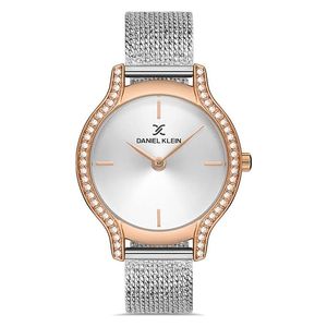  Daniel Klein Watch For Women - Analog Display, Stainless Steel Band - Rose Gold 