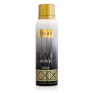  Black For Unisex by Lelas - Deodorant Body Spray, 150ml 