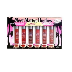  The Balm Meet Matt Hughes Liquid Lipstick Mini Kit Miami - 6 Piece 