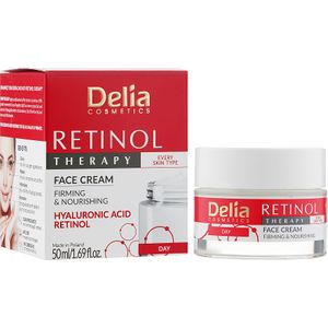 Delia Retinol Therapy with Hyaluronic Acid Face Day Cream - 50ml