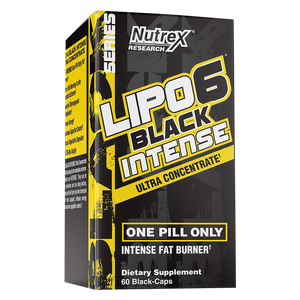  Nutrex Lipo 6 Black Intense Ultra Concentrate Supplement - 60 Capsules 