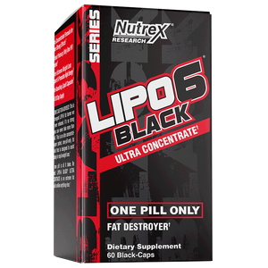  Nutrex Lipo-6 Black  Supplement - 60 Capsules 