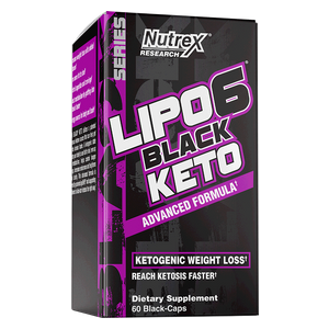 Nutrex Lipo 6 Black Keto Dietary Supplement - 60 Capsules