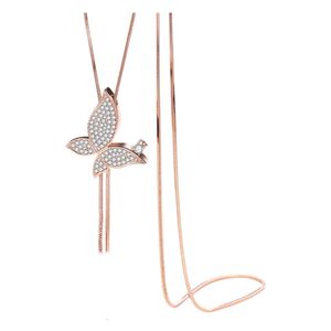Women's Necklace with a Soft Chain - Gold Color