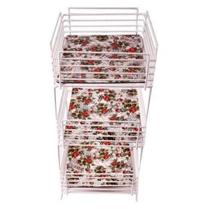  3 Shelving Storage Rack - White 