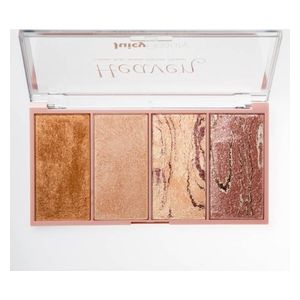  Juicy Beauty Heaven Highlighter Palette, Multicolor 