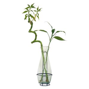 Glass Bottle with Stand for Hanging, 24 cm in Height
