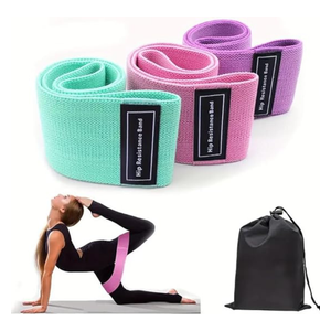  Resistance Bands Set - 3 Pieces - Multicolor 