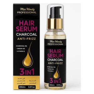 Miss Wendy professional charcoal Hair Serum - 200ml