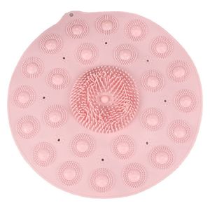  Silicone Bathroom Rugs - 37cm - Pink 