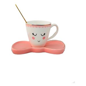  Cup with Bow Saucer 