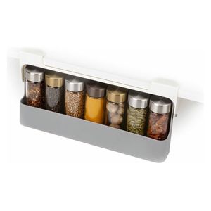  Kitchen Plastic Spice Shelf - White 