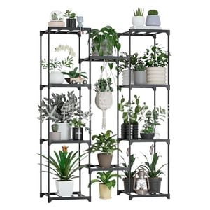  11-Tier Plant Shelf - Black - 9628-6B 