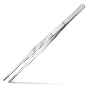  Grilling or cooking tongs made of stainless steel - Silver 