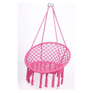  Hanging swing chair can hold up to 120 kg - Pink 