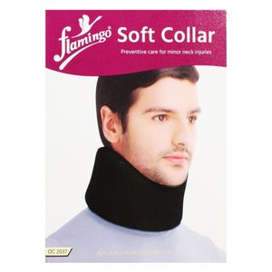  Flamingo OC 2037 - Comfortable Medical Foam Neck Support - Size 2XL - Black 
