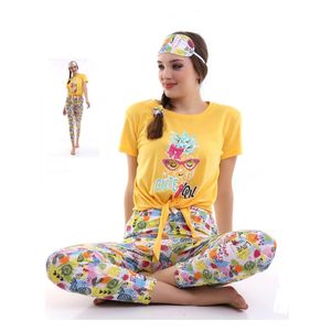  Women's Pyjama Set - Yellow 