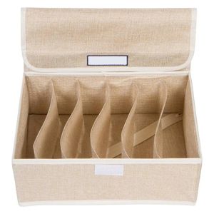  Clothes organizer bag, washable clothes storage box - Beige 