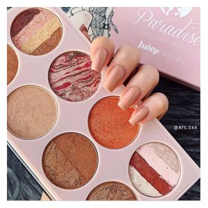  Juicy Beauty paradise Highlighter Palette, Multicolor 