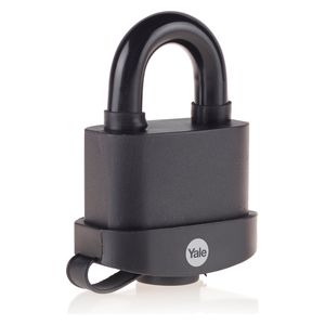  Yale Y220B - Hardened Weatherproof Padlock - Black 