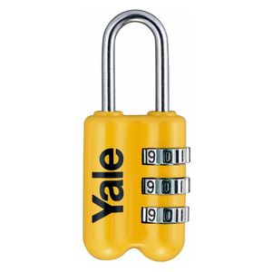  Yale yp2/23/128/1y - Combination Padlock - Yellow 