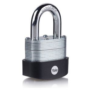  Yale Y125B - Hardened Steel Padlock - Silver 