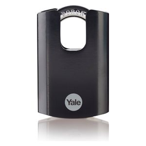  Yale Y300CB - Hardened Steel Padlock - Black 