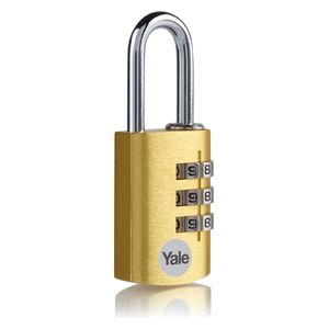  Yale ye3cb/38/131/1/go - Combination Padlock - Gold 