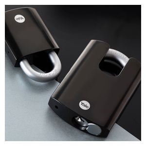  Yale Y300B/63/127/1 - Hardened Steel Padlock - Silver 