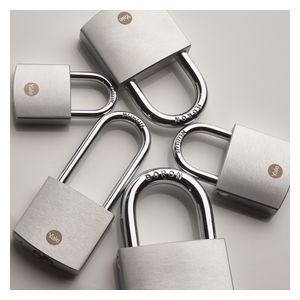  Yale Y120B/50/127/1 - Hardened Brass Chrome Finish Padlock - Silver 
