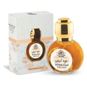  White Oud by Hamidi for Unisex - Oil Perfume, 15ml 