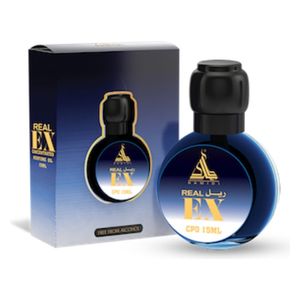  REAL EX by Hamidi for Unisex - Oil Perfume, 15ml 