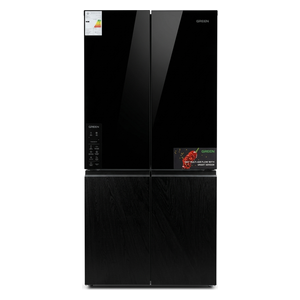  ثلاجة ذكية - بتصميم فرنسي كرين - 30 قدم - انفيرتر- GRF-TDHC700BG - أسود 