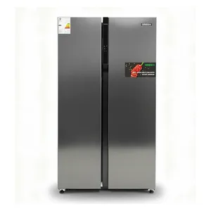Green HCSBS28SG - Side By Side Refrigerator - 28 ft - Inverter Motor Technology - Black