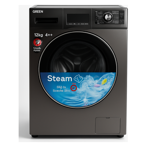 Green 12kg GWM-FLCT1412DS– Front Loading – Silver