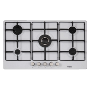  Haier HHB-G90W - 5 Burners - Built-In Gas Cooker - White 