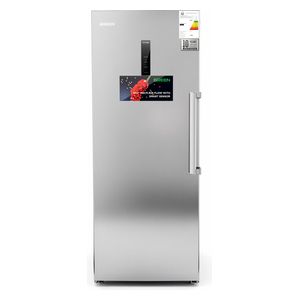  فريزر عمودي جرين - سعة 18 قدم - تصميم عمودي يوفر المساحة في المطبخ أو مناطق التخزين - سلفر 