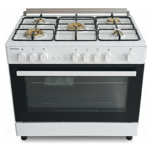  طباخ غازي كرين - 5 مشاعل - GCF-9060W2 - أبيض 