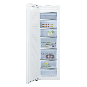  BOSCH GIN81AEF0U - 8ft - Upright Freezer - White 