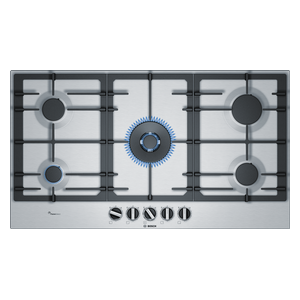  BOSCH PCR9A5B90M - 5 Burners - Built-In Gas Cooker - Stainless steel 