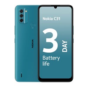  Nokia C31 - Dual SIM - 128GB - CYAN 