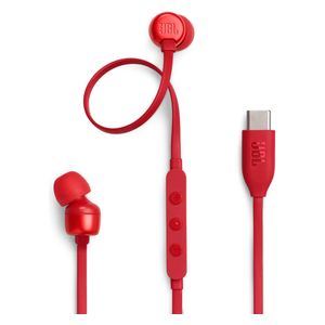 سماعات أذن داخلية JBL TUNE 310C - احمر